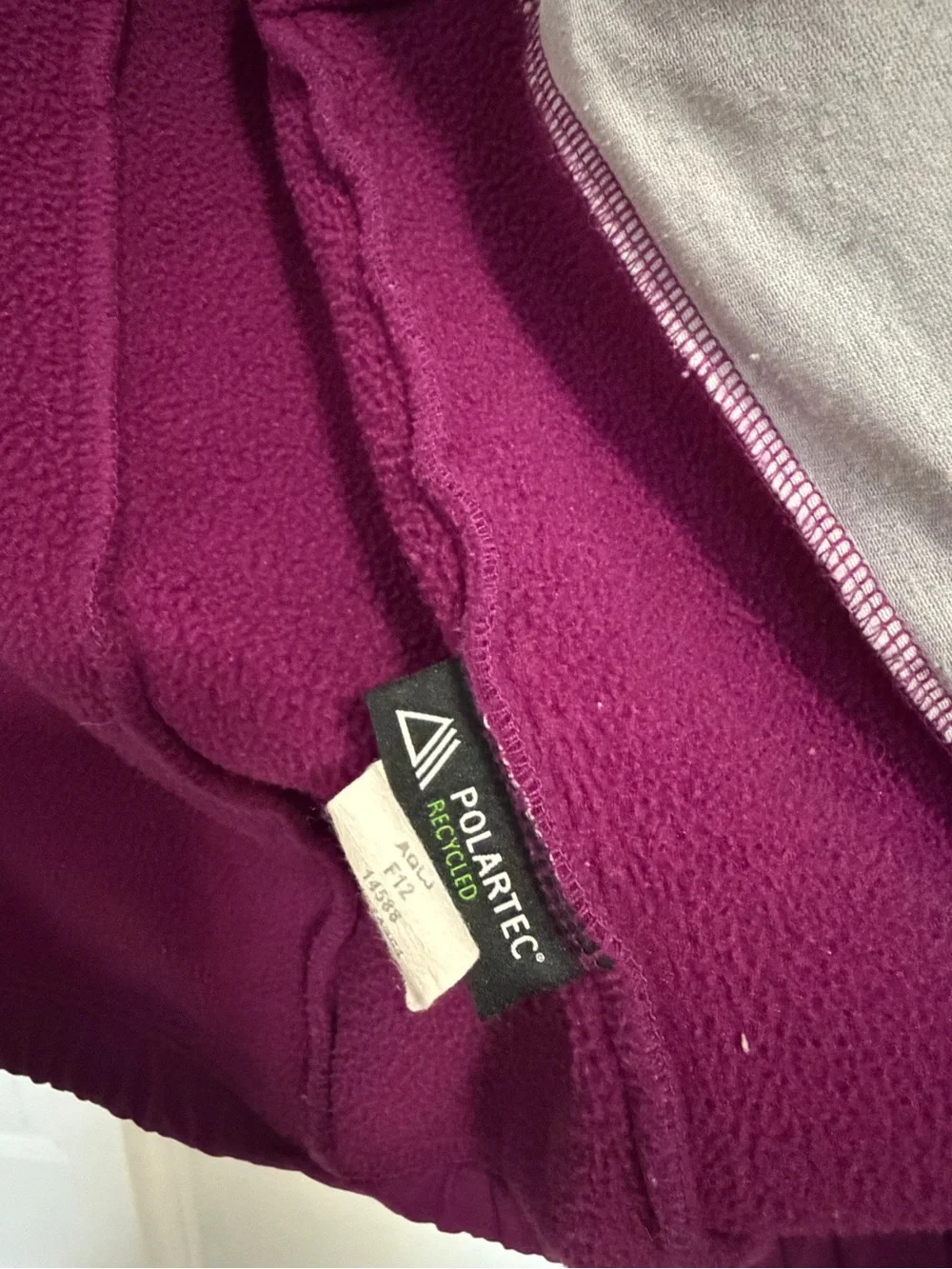 The North Face Girls' Purple Hooded Puffer-Fleece Jacket